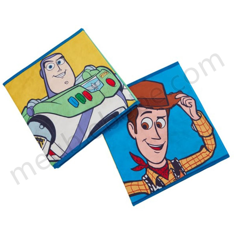 Lot de 4 cubes de rangement décoratifs Toy Story Disney 28 cm -PEGANE- ventes - -1