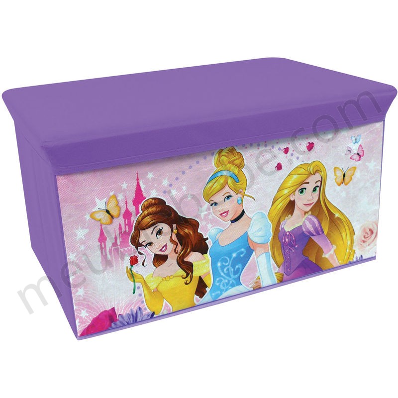 Banc & Coffre à jouets en tissu Pliable Princesse Disney ventes - -0