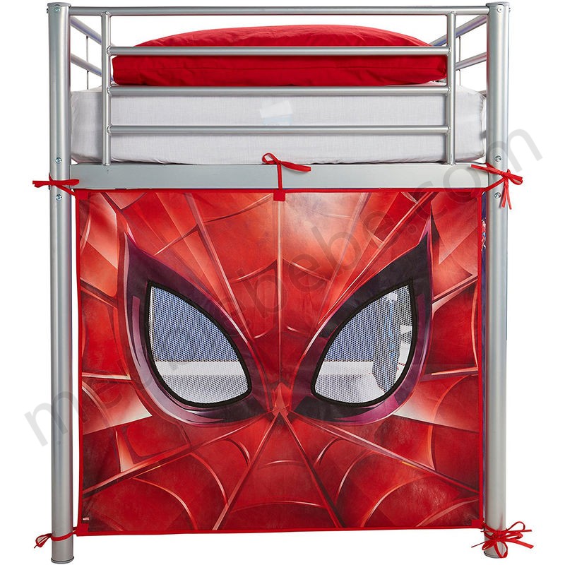 Kit en tissu Spider-Man de Marvel pour décorer un lit surélevé ventes - -3