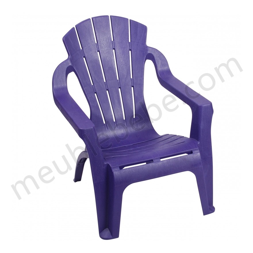 Petite chaise pour enfant Selva - L 38 x l 36 x H 44 cm - Violet en solde - -0