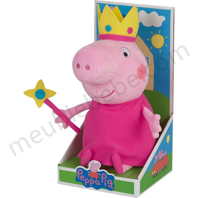 Peppa Pig PELUCHE PRINCESSE H30 cm ventes - -1