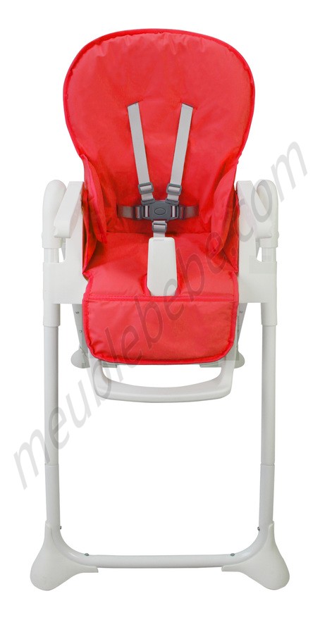 Chaise Haute pour Bébé, Chaise Pliante pour Bébé, Rouge, Taille déployée: 105 x 89 x 56 cm en solde - -1