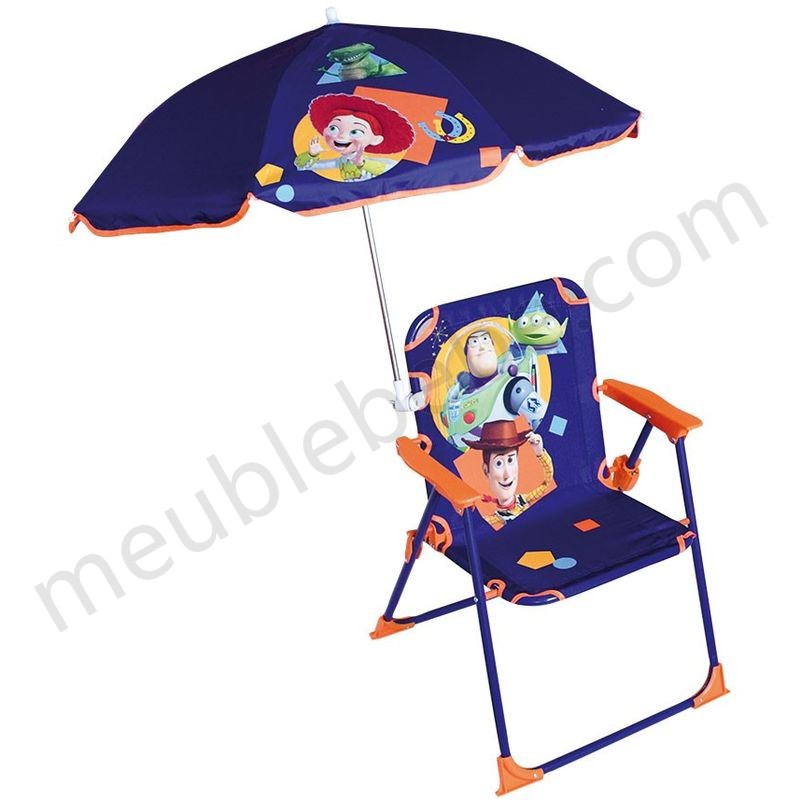 Chaise pliante enfant avec parasol - Disney - Toy Story ventes - -0