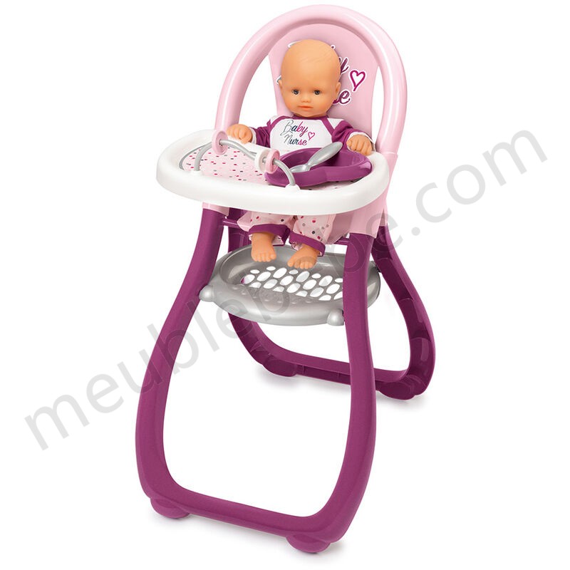 Baby Nurse chaise haute - Smoby en solde - -0