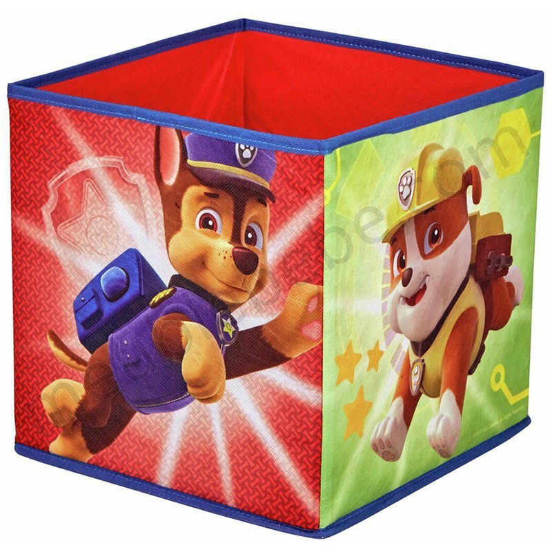 Lot de 4 cubes de rangement pour jouets enfants motif La Pat Patrouille -PEGANE- ventes - -2