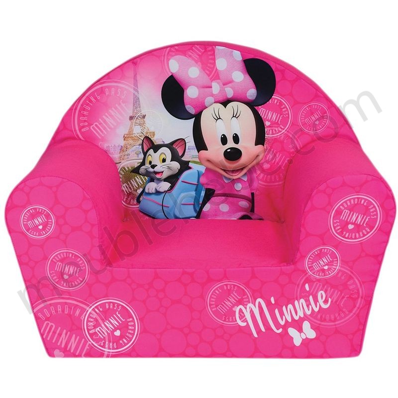 Fauteuil Club mousse Minnie Mouse Paris Disney ventes - -0