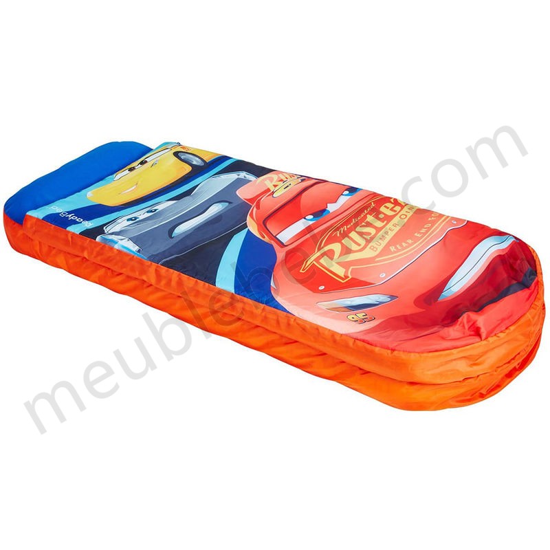 Lit gonflable pour enfants avec sac de couchage intégré Disney Cars - Dim : H.62 x L.150 x P.20cm -PEGANE- ventes - -0
