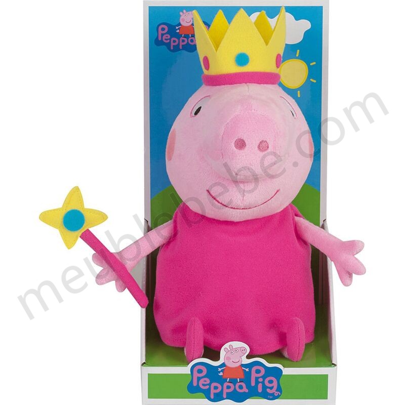 Peppa Pig PELUCHE PRINCESSE H30 cm ventes - -0