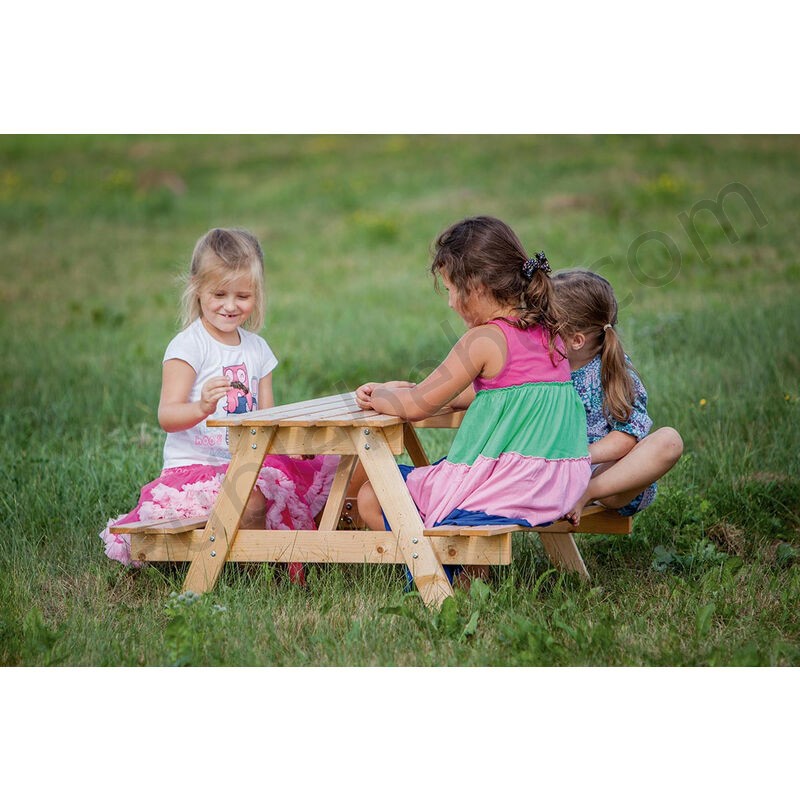 Gardiun Table Outdoor Toys Pumba 70 cm x 90 cm x 50 cm En Bois Pour Enfants en solde - -2