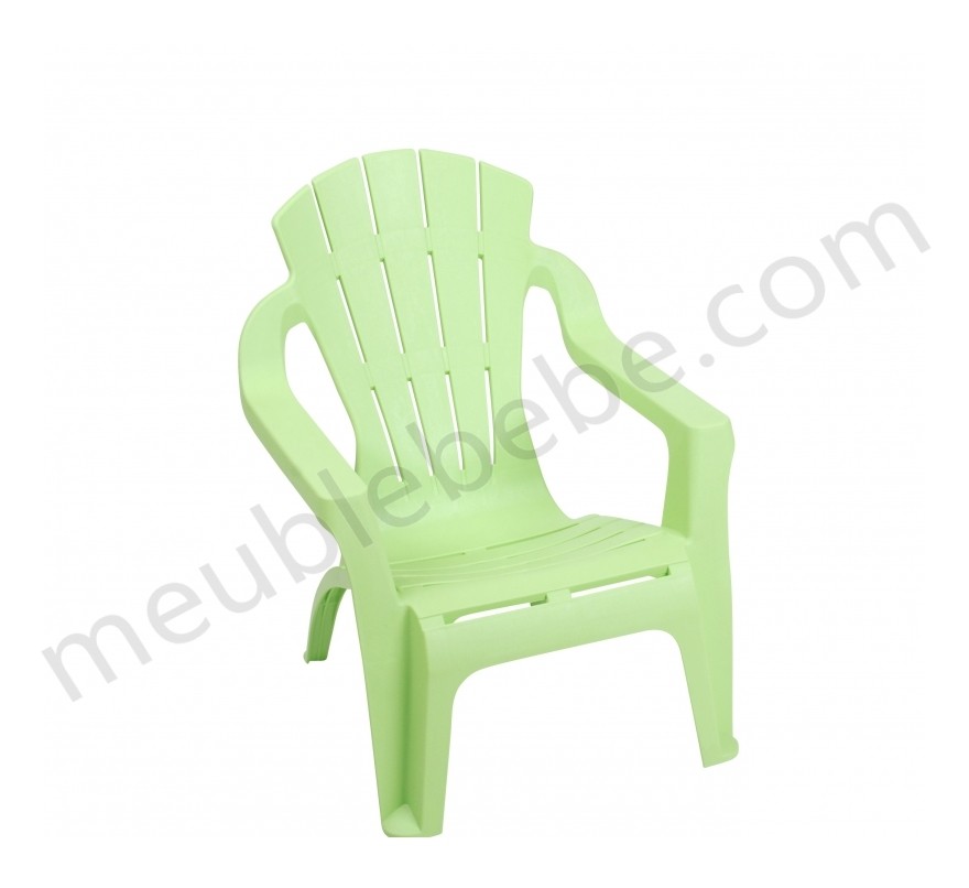 Chaise pour enfant - l 36 x P 38 H 44 cm - Vert ventes - -0