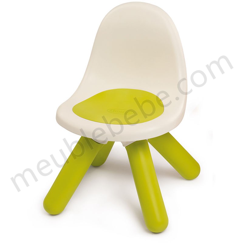 Chaise pour enfant plastique verte - Smoby en solde - -0