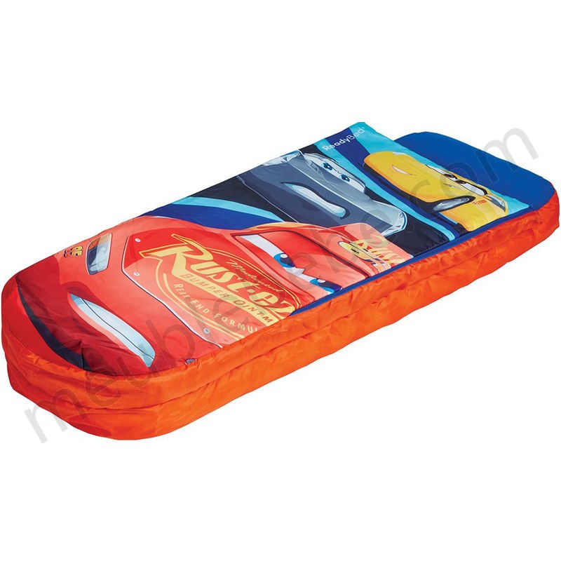 Lit gonflable pour enfants avec sac de couchage intégré Disney Cars - Dim : H.62 x L.150 x P.20cm -PEGANE- ventes - -1