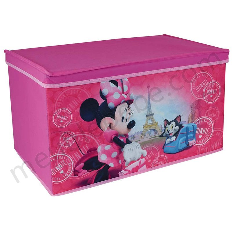 Coffre à jouets en tissu Pliable Minnie Disney en solde - Coffre à jouets en tissu Pliable Minnie Disney en solde