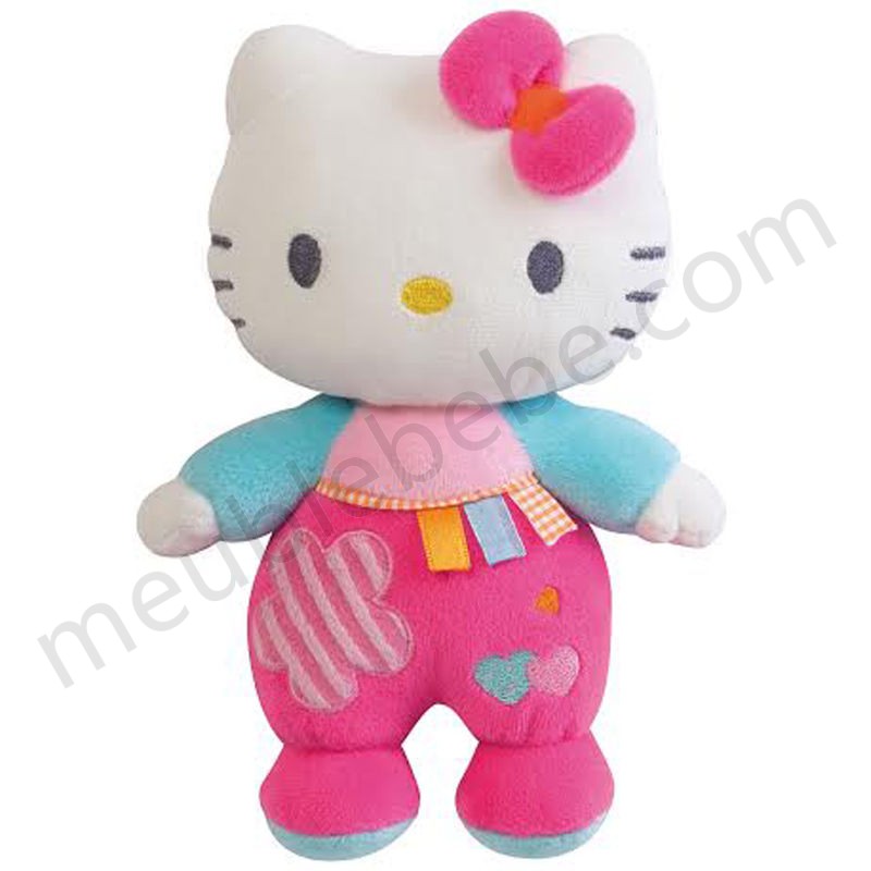 Peluche Hello Kitty hochet 20 cm Sanrio ventes - Peluche Hello Kitty hochet 20 cm Sanrio ventes