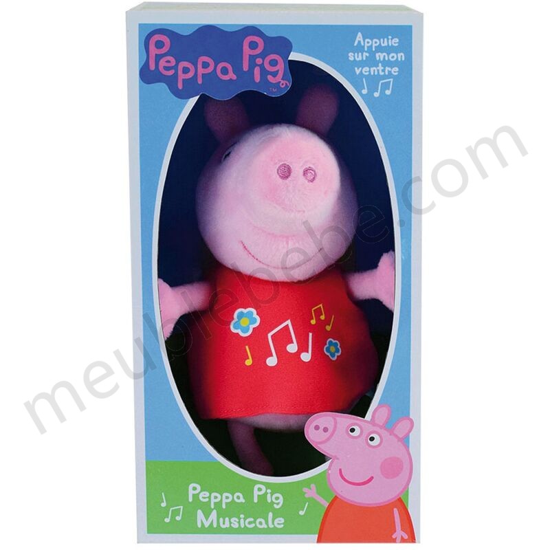 Peppa Pig PELUCHE MUSICALE H20 cm ventes - Peppa Pig PELUCHE MUSICALE H20 cm ventes