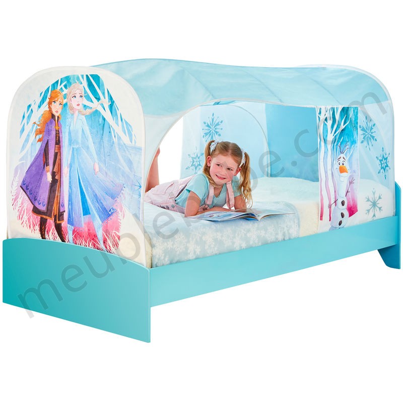 Tente de lit enfant motif Reine des neiges - Dim : 190 x 90 x 90cm -PEGANE- en solde - Tente de lit enfant motif Reine des neiges - Dim : 190 x 90 x 90cm -PEGANE- en solde