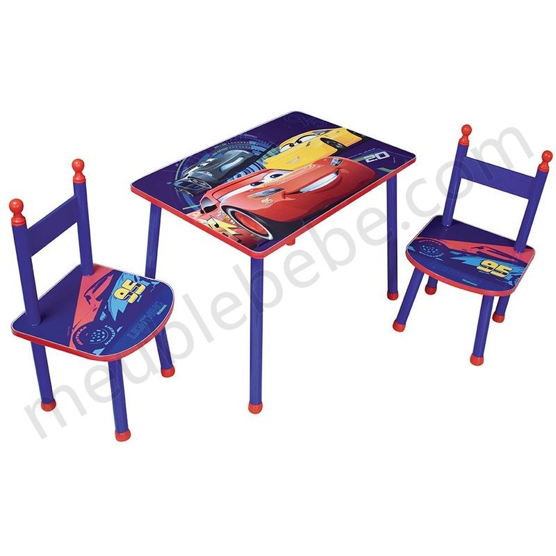 Ensemble table et 2 chaises Cars Disney en solde - Ensemble table et 2 chaises Cars Disney en solde
