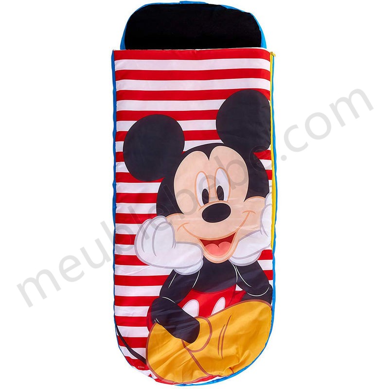 Lit gonflable Mickey Mouse pour enfants avec sac de couchage intégré - Dim : H.62 x L.150 x P.20cm -PEGANE- ventes - Lit gonflable Mickey Mouse pour enfants avec sac de couchage intégré - Dim : H.62 x L.150 x P.20cm -PEGANE- ventes