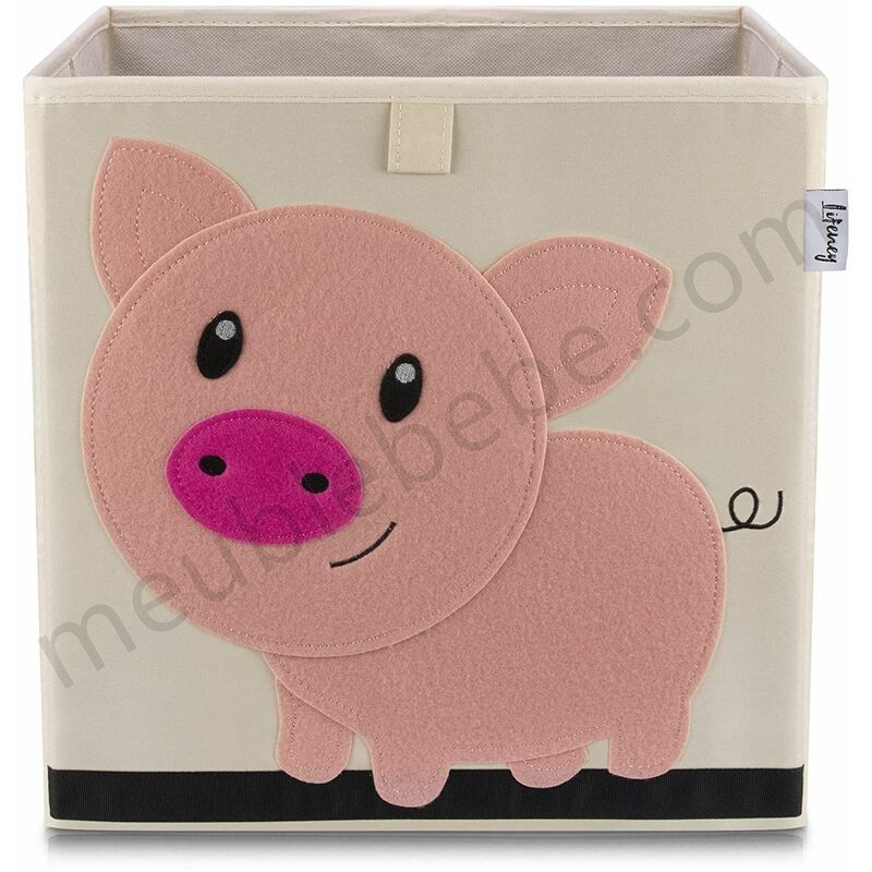 Boîte de rangement pour enfants (cochon clair) ventes - Boîte de rangement pour enfants (cochon clair) ventes