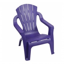 Petite chaise pour enfant Selva - L 38 x l 36 x H 44 cm - Violet en solde