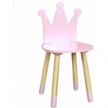 Chaise couronne rose - Rose ventes
