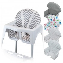 Housse d'assise pour chaise haute bébé enfant gamme Délice - Monsieur Bébé ventes