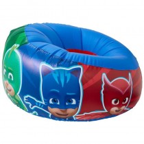 Fauteuil gonflable pour enfants, motif PJ Masks - Dim : H35 x L 65 x P 65 cm -PEGANE- ventes