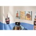 Tableaux toiles canvas murale pour décor chambre enfant bébé garçon Fantasy Fields TD-11633A ventes