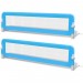 Hommoo Barrière de lit de sécurité pour tout-petits 2pcs Bleu 150x42cm HDV18977 en solde - 0