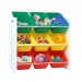 Enfants Support de rangement avec 9 boîtes multicolores ventes - 2