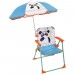 Chaise pliante enfant avec parasol - Panda en solde - 0