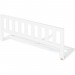 Barrière de lit pour enfant et bébé facile à poser en bois blanc 90x36cm - blante en solde