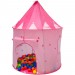 LittleTom Tente de jardin à boules 100x100x135cm jouet pour petites filles Rose en solde - 0