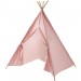 DazHom®Tente pour enfants motif triangle rose et blanc 120 * 120 * 160cm en solde - 2