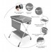 COSTWAY Table à langer pour bébé, table de lavage portable polyvalente avec hauteur réglable ventes - 2