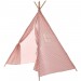 DazHom®Tente pour enfants motif triangle rose et blanc 120 * 120 * 160cm en solde - 1