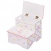 Marchepied enfant siège banc pour décor chambre enfant bébé fille rose blanc Swan Lake TD-12719A ventes - 2