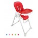 Chaise Haute pour Bébé, Chaise Pliante pour Bébé, Rouge, Taille déployée: 105 x 89 x 56 cm en solde - 0