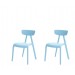 Lot de 2 Chaise Enfant Design Chaise pour Enfants Siège Garçons et Filles Confortable Bleu Clair KMB15-Bx2 SoBuy® ventes