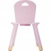 lot de 2 Chaises douceur rose pour enfant en bois - Dim : L28x l50 x H28 cm ventes - 1