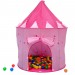 LittleTom Tente de jardin à boules 100x100x135cm jouet pour petites filles Rose en solde - 1