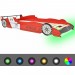 Topdeal VDLP10175_FR Lit voiture de course pour enfants avec LED 90 x 200 cm Rouge ventes