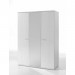Armoire contemporaine 3 portes chêne blanc Marvel - Chêne blanc en solde