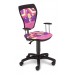 Bureau chaise enfants chambre fille fauteuil Ministyle TS22 RTS SUPERSTAR pivotant avec accoudoirs ventes