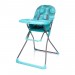 Chaise haute, pratique et légère HOWER | max. 15 kg | turquoise - Turquoise en solde