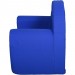 Fauteuil enfant chaise enfant dim. 53L x 35l x 44,5H cm coton bleu électrique motif nuage en solde - 4