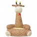 Chaise en peluche pour enfants Girafe Marron ventes - 2