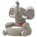 Topdeal VDTD31830_FR Chaise en peluche pour enfants éléphant gris ventes