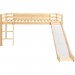 Topdeal VDLP23800_FR Lit mezzanine d'enfants avec toboggan et échelle Pin 97x208 cm ventes