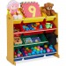 Meuble rangement jouet, avec 12 boîtes de stockage, pour filles et garçons, HLP : 87,5 x 86 x 38,5 cm, coloré en solde